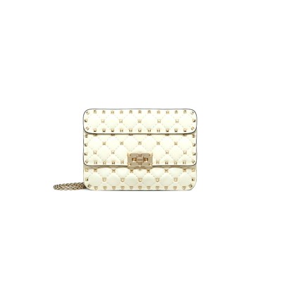 VALENTINO SMALL NAPPA ROCKSTUD SPIKE BAG 5W2B0123NAPI16 (20*11.5*5cm)